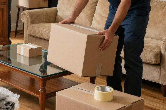 packing boxes for house removal