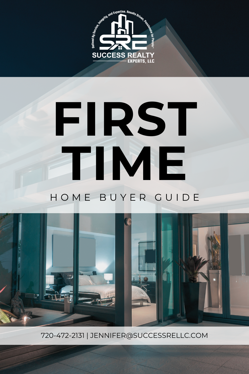 The cover of a book titled first time home buyer guide