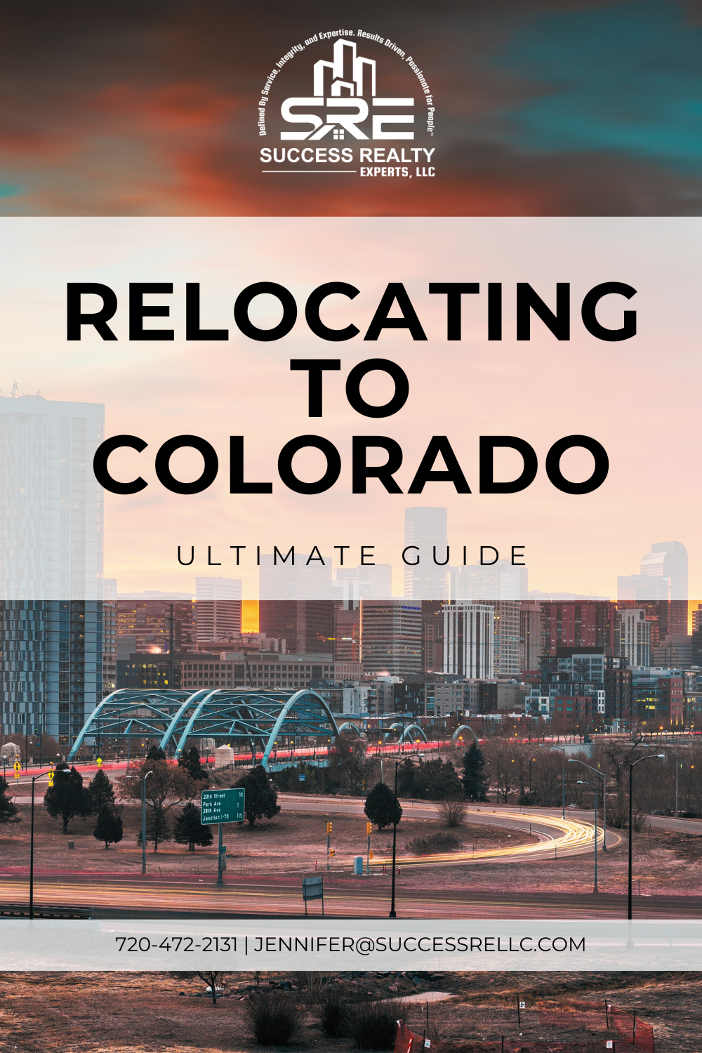 The cover of a book about relocating to colorado.