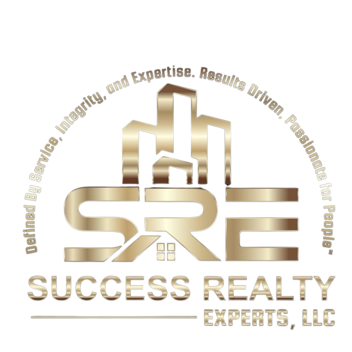 A gold logo for success realty experts llc