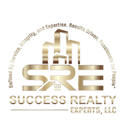 A gold logo for success realty experts llc