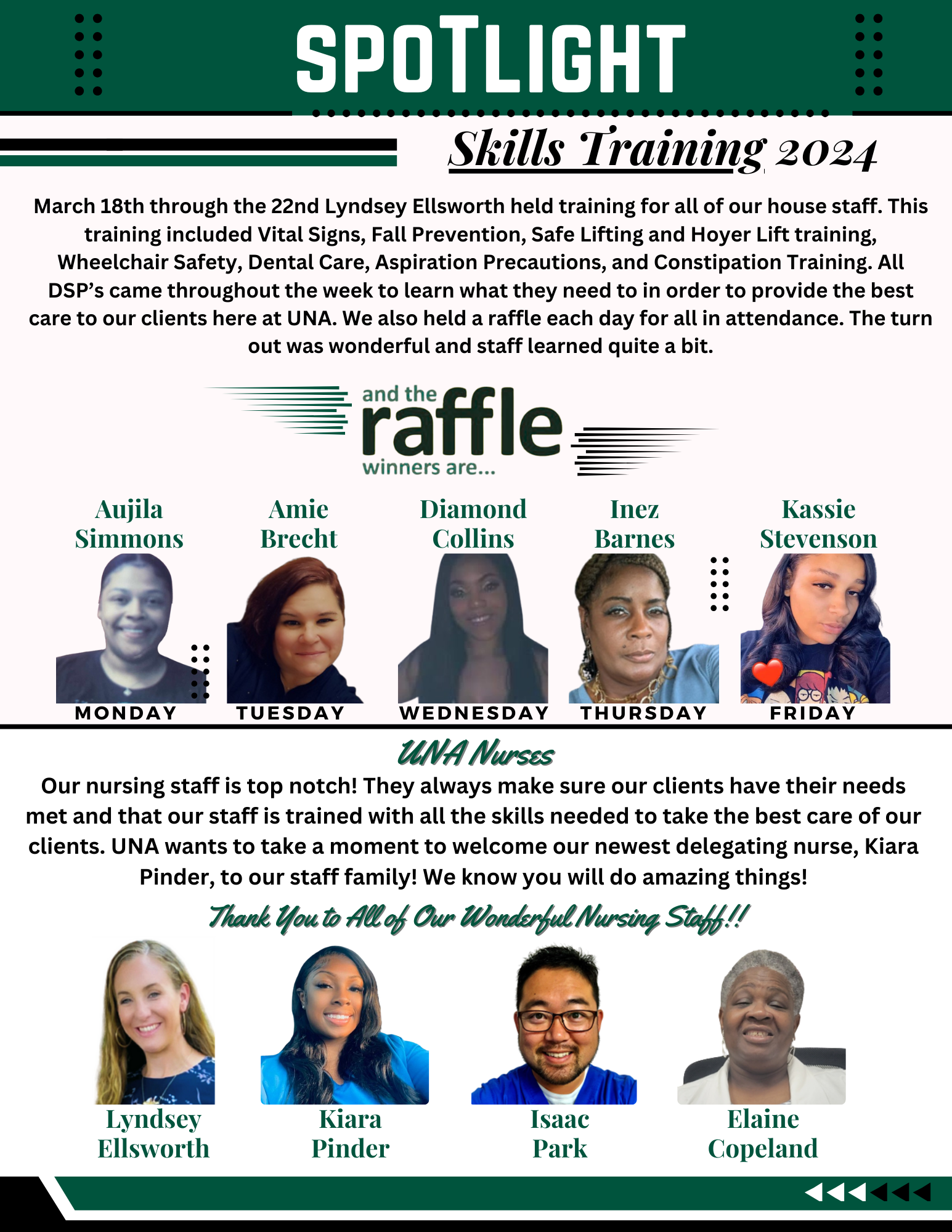 Newsletter united needs abilities salisbury md