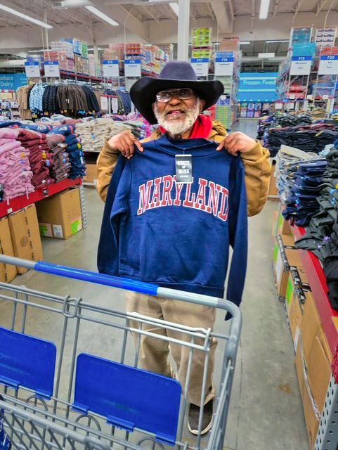 Avery enjoying a trip to Sam's Club (2026)