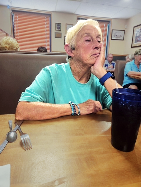 Cindy E waiting at Dennys (2026)