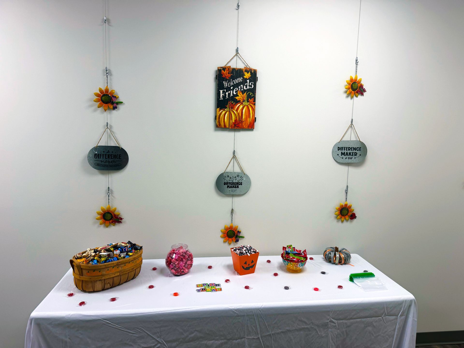 Candy bar in UNA's breakroom.