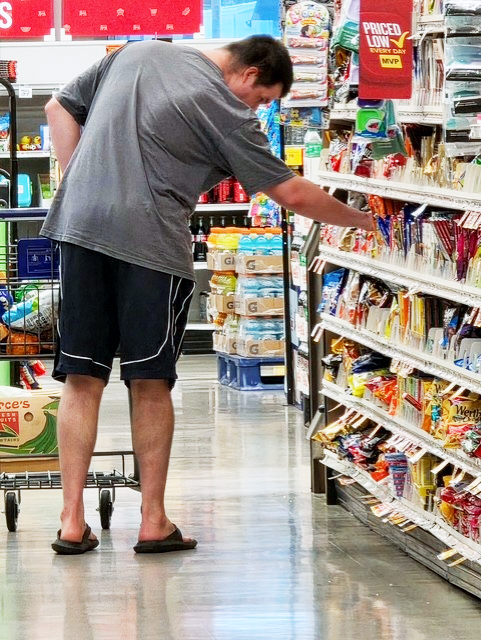 James H selecting groceries (2026)