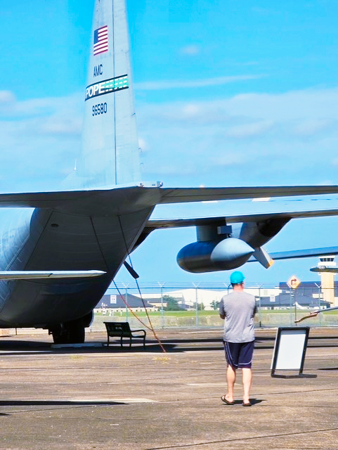 James at the Dover Air Force Base 3