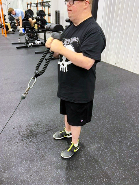 Kevin at the gym with his mentor (2026)