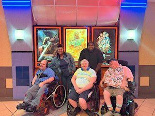 Folks from our Riverside house at the movies (2026)