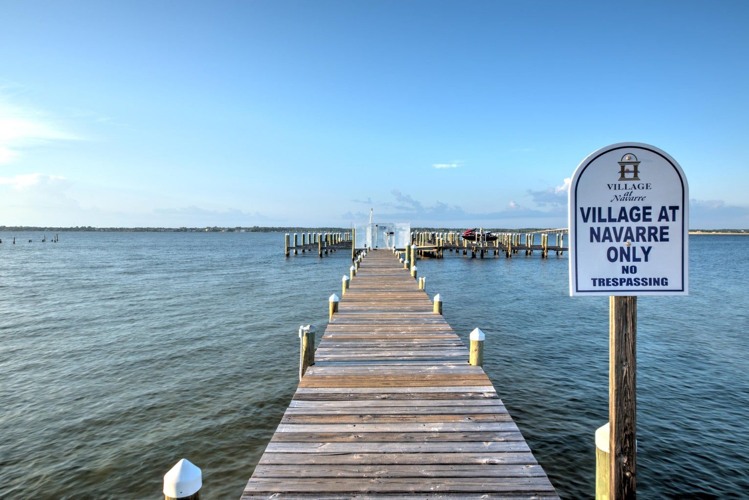 Beach with dock