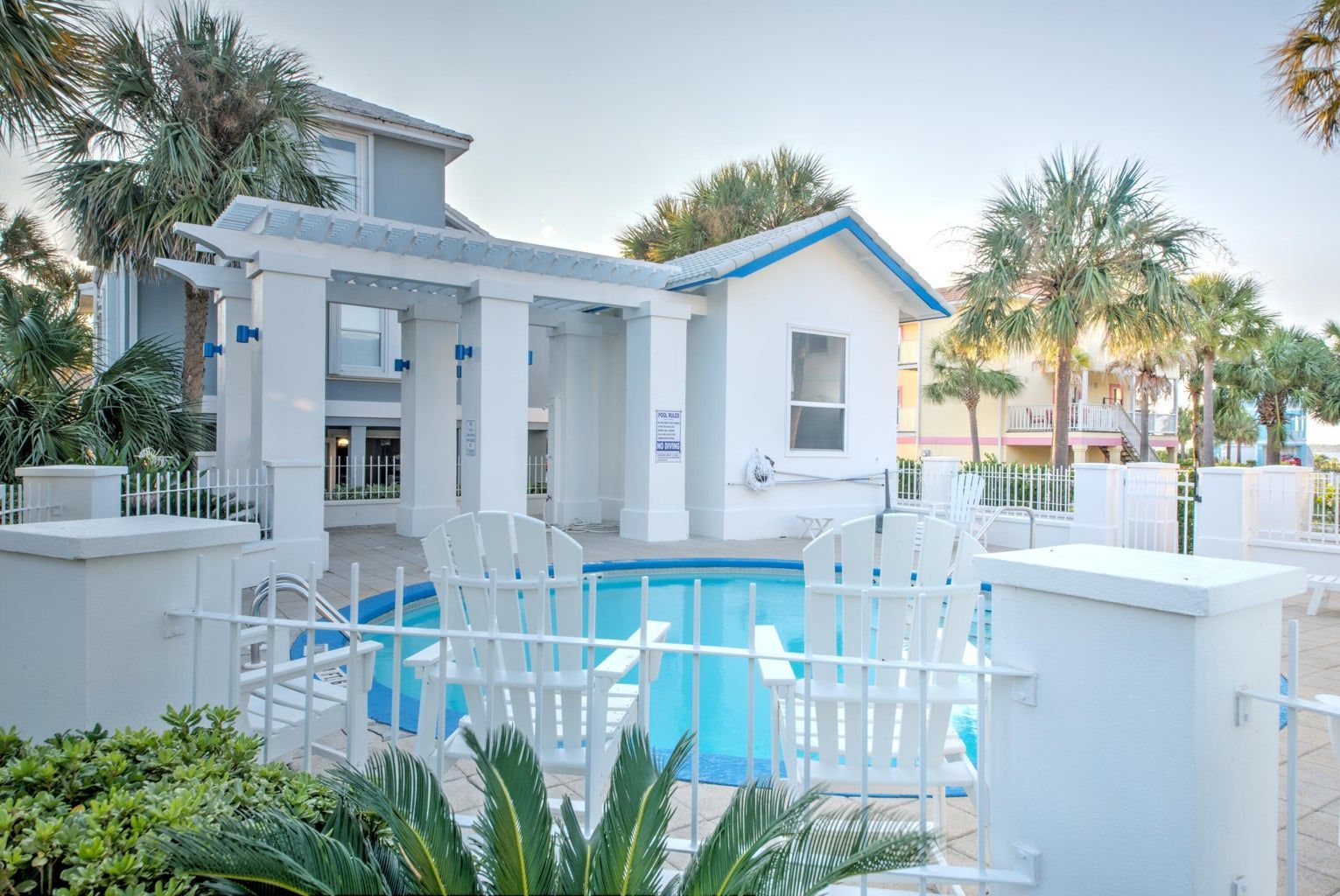 Exterior with pool