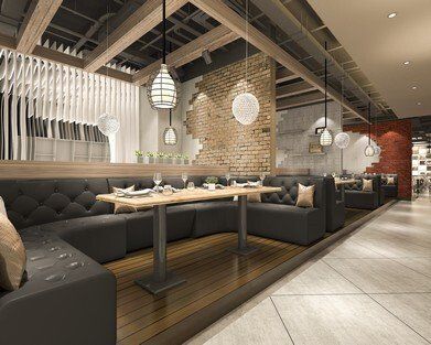 Restaurant Leather Couch | Colorado Springs, CO | Timberline Foam & Upholstery