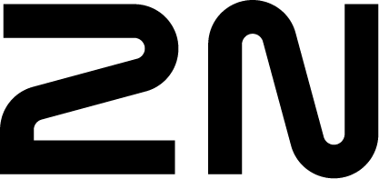 Black stylized letters “2N” on a white background.