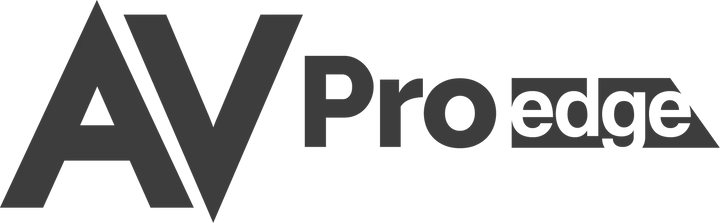 AV Proedge logo in black and gray text on a white background