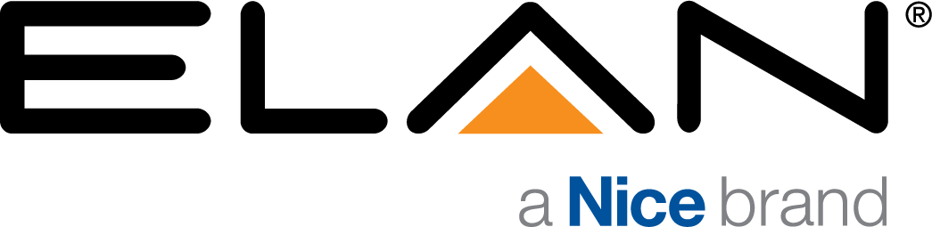 multi-colored black and orange logo with blue Nice branding.
