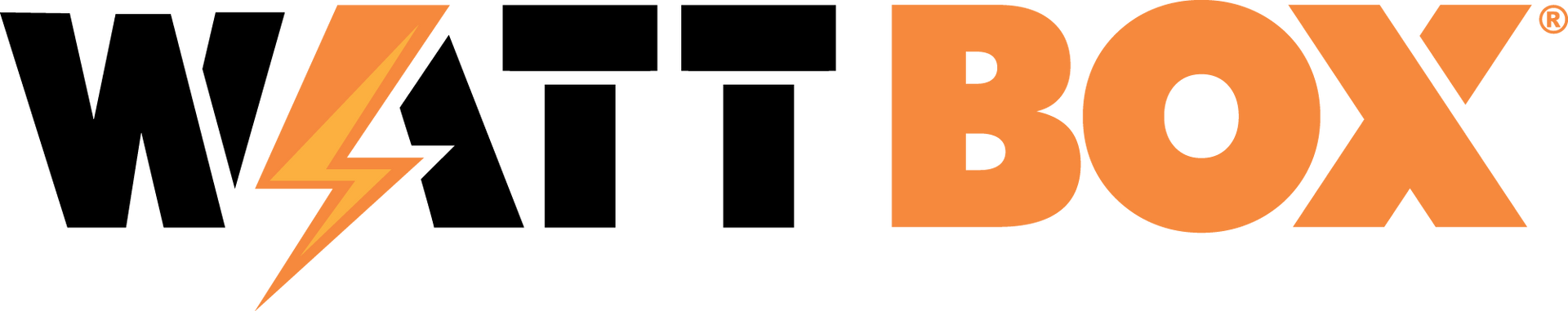 WATTBOX logo in black and orange with a lightning bolt between the words