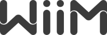 Stylized black “wiim” logo on a white background
