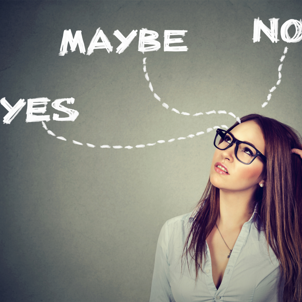A Person Wearing Glasses Looks Upward — Michelle Crutcher Business Coaching & Consulting in The Entrance North, NSW