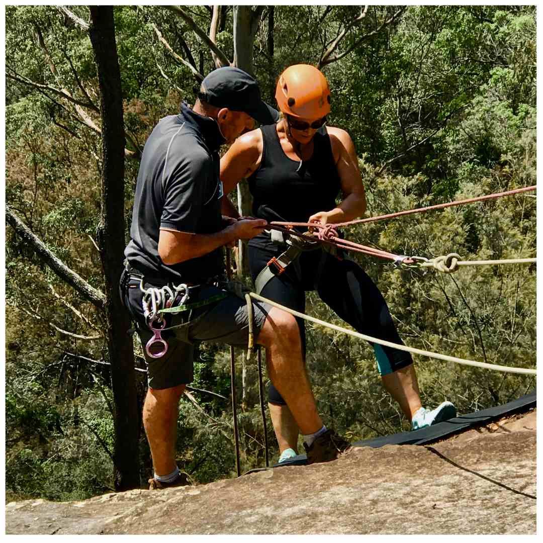 Two People Wearing Climbing Gear — Michelle Crutcher Business Coaching & Consulting in The Entrance North, NSW