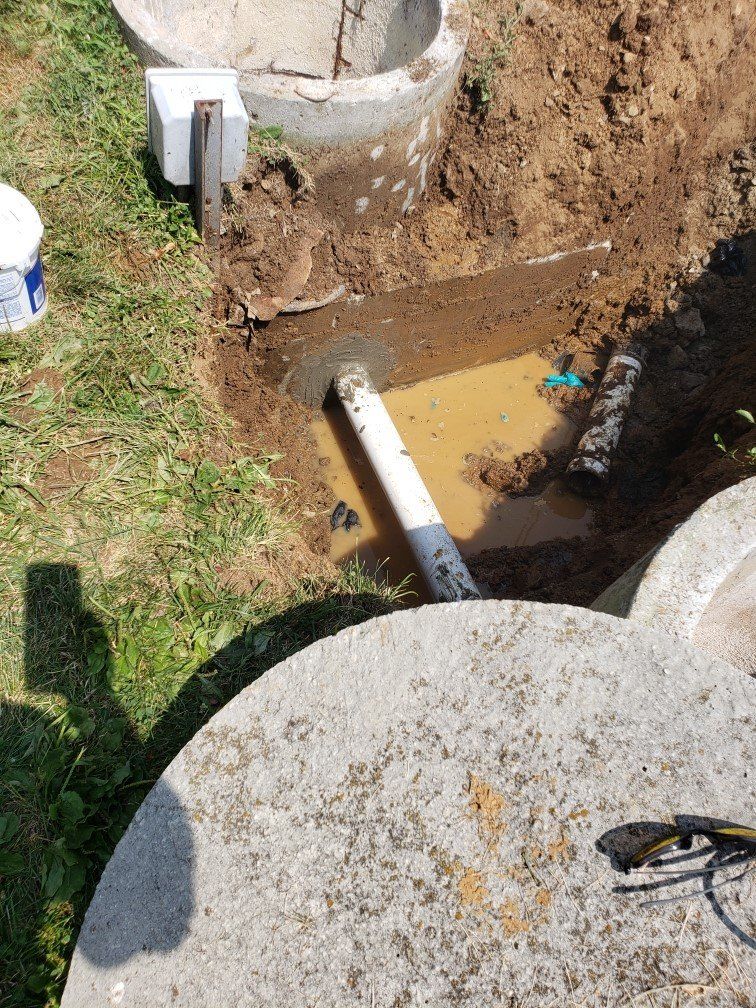 Drain Field Tube — Bethel, PA — Peterman Bros. Septic Service