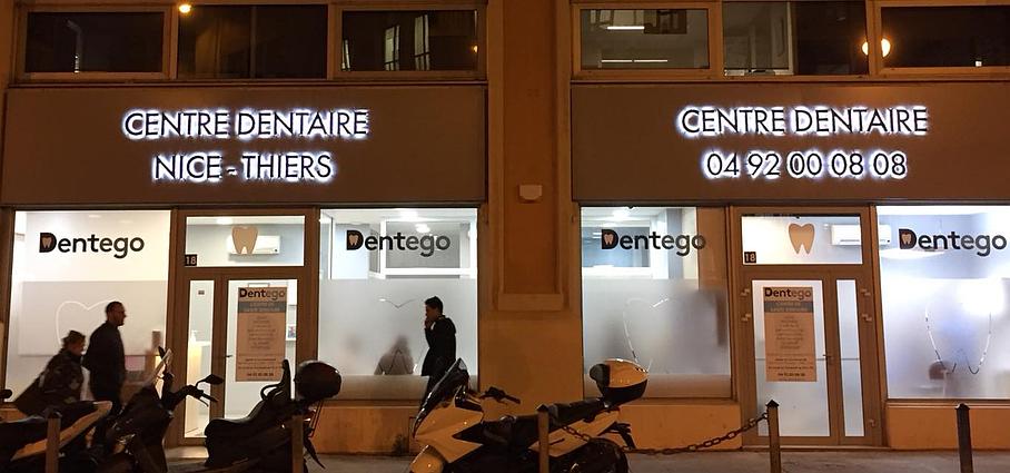 numero LED magasin