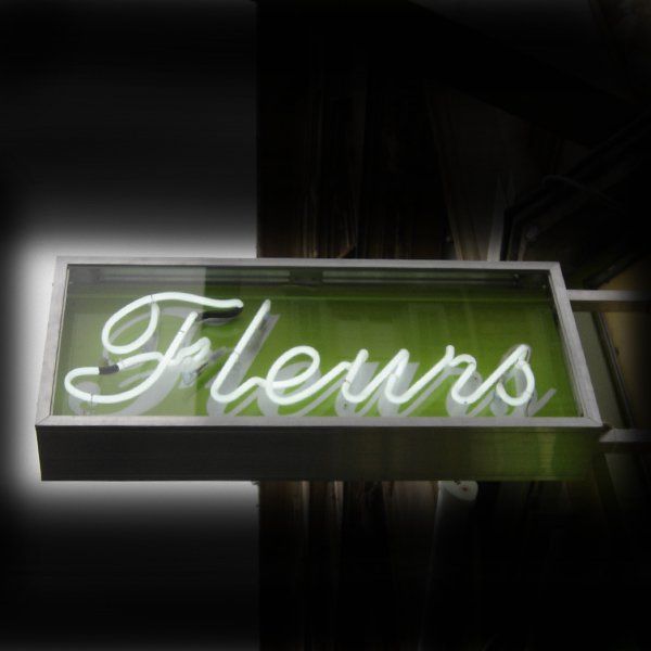 enseigne pour fleuriste