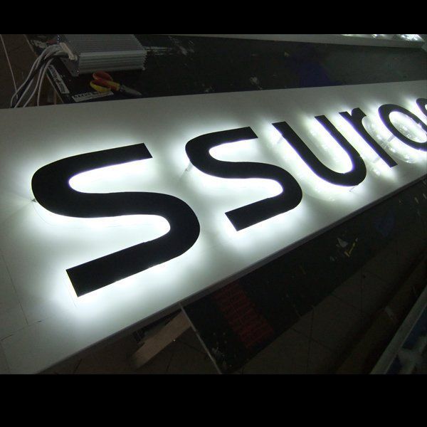 enseigne lettres led