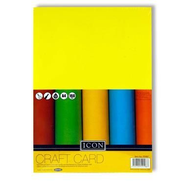 ICON A4 160gsm CRAFT CARD 50
