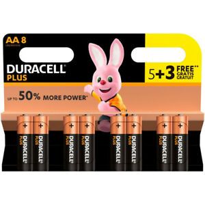 DURACELL AA 5+3 FREE