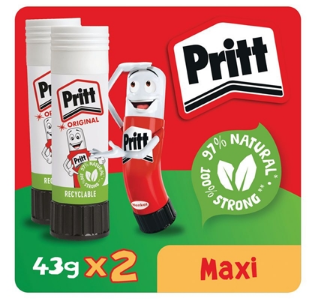 PRITT STICK CARD 2x43g GLUE