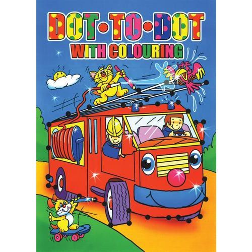 DOT TO DOT COLOURING BOOK