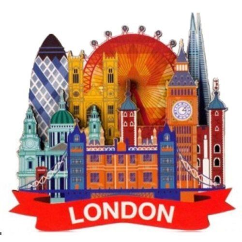 London Carton MDF magnet