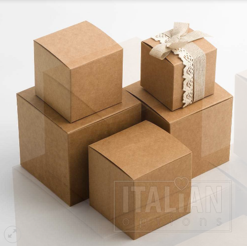 Rustic Kraft – Cube 100x100x100mm