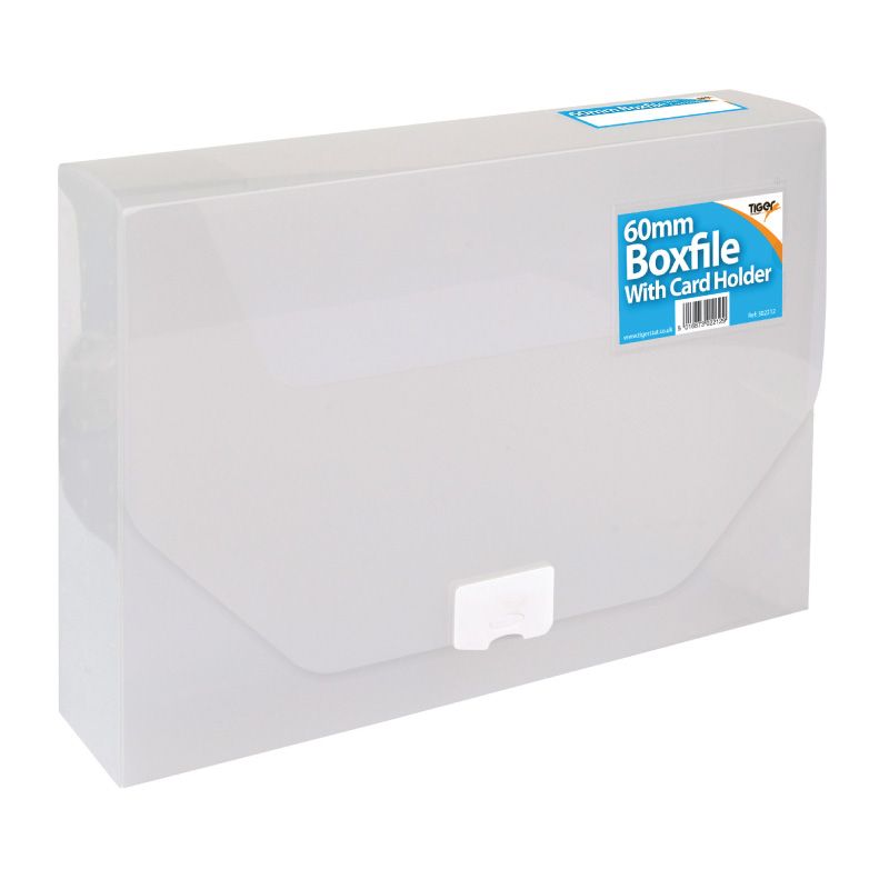 BOXFILE 60MM CLEAR TIGER