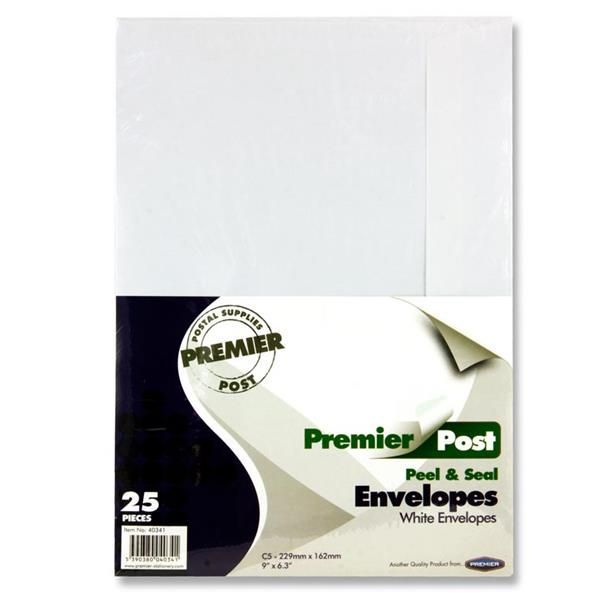 C5 P+s Envelopes Pkt.25