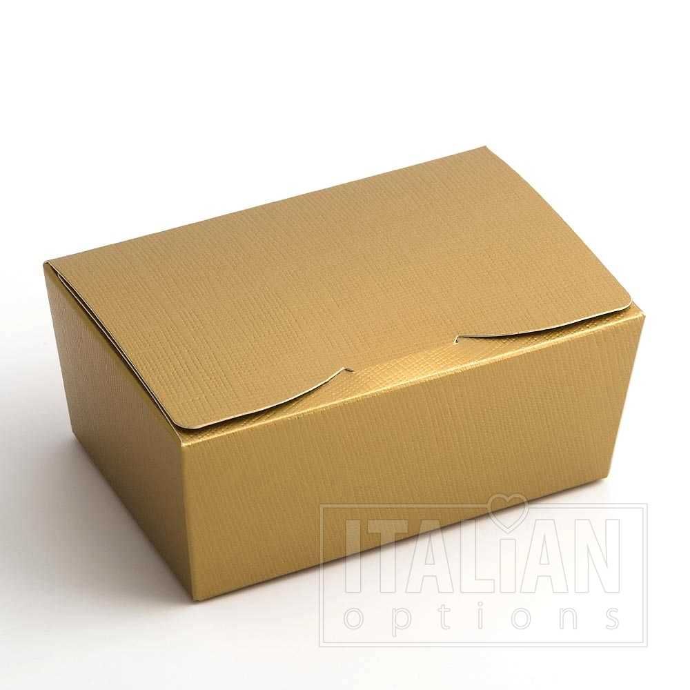 Gold Silk Ballotin 140x90x60mm