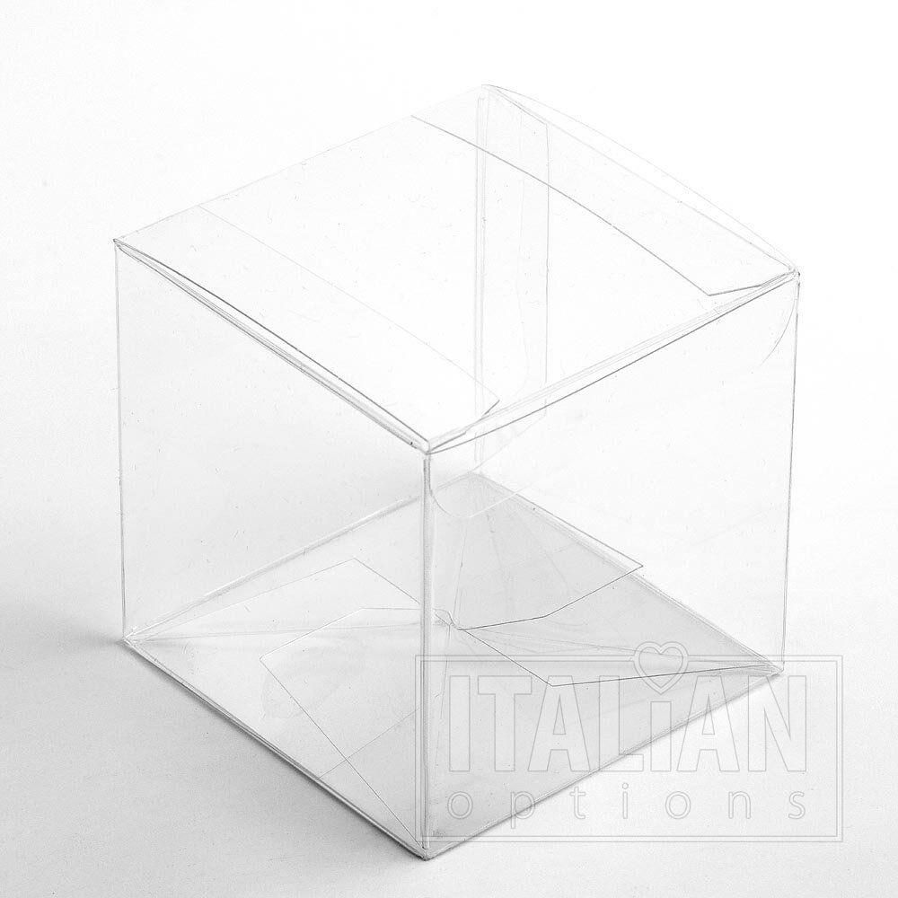 10 pk Transparent Box 90x90x90mm