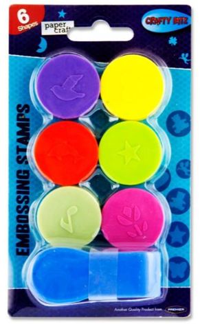 Crafty Bitz Card 6 Embosing Stamps