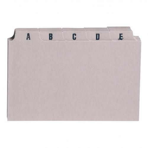 RECORD CARD DIVIDERS 6X4