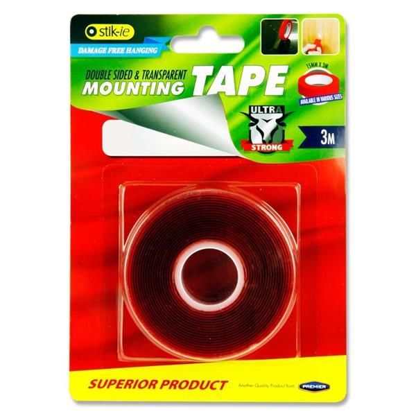 Double Sided Mounting Tape Clear - 3M X