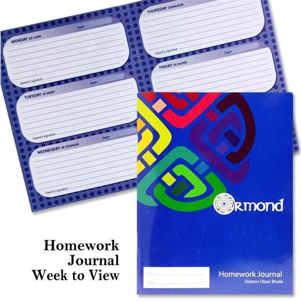 Primary Homework Journal - Purple 88pp