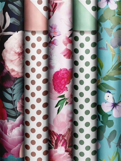 RW Assort 0.7x2m Flower Dots