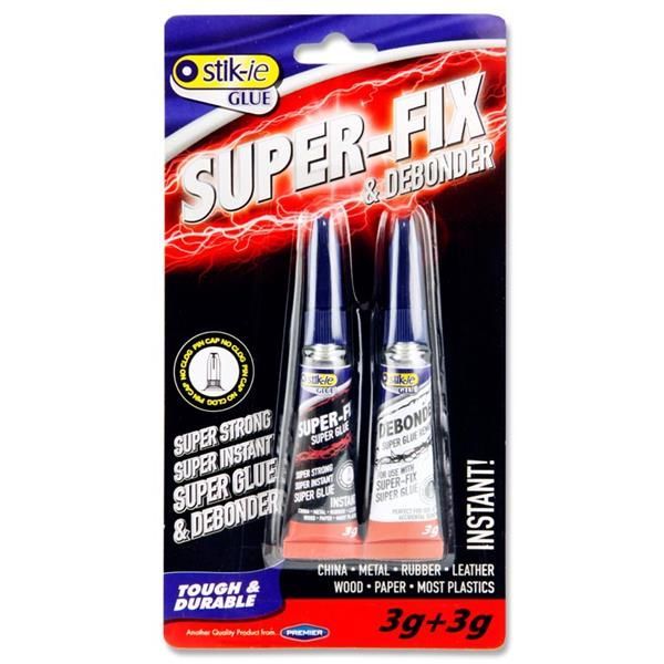 Stik-ie Card 2 3g+3g Super-fix Glue & De