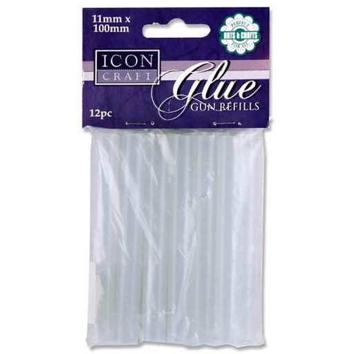 Pkt.12 11x100mm Glue Gun Refills - Large