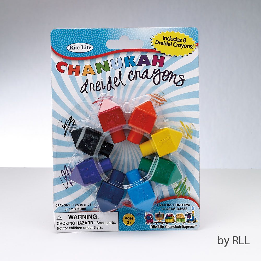CHANUKAH DREIDEL CRAYONS