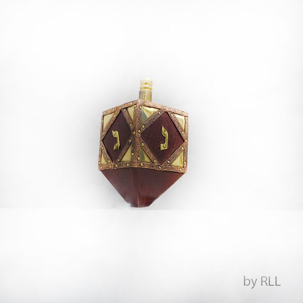 Brass/Wood Dreidel