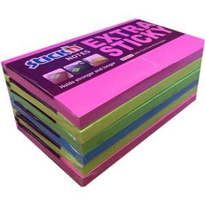 StickN Extra Sticky Notes 76x127mm Neon