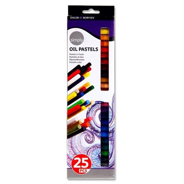 Simply...Box 25 Oil Pastels
