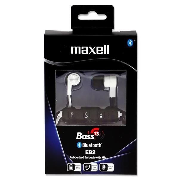 Maxell Bass 13 Bluetooth Earphones W/mic