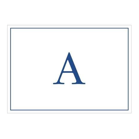 Embossed NAVY Initial Note US